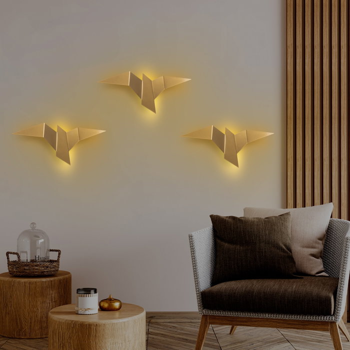Opviq Lámpara de pared dorada con cuerpo de metal Opviq Lámpara de pared dorada con cuerpo de metal